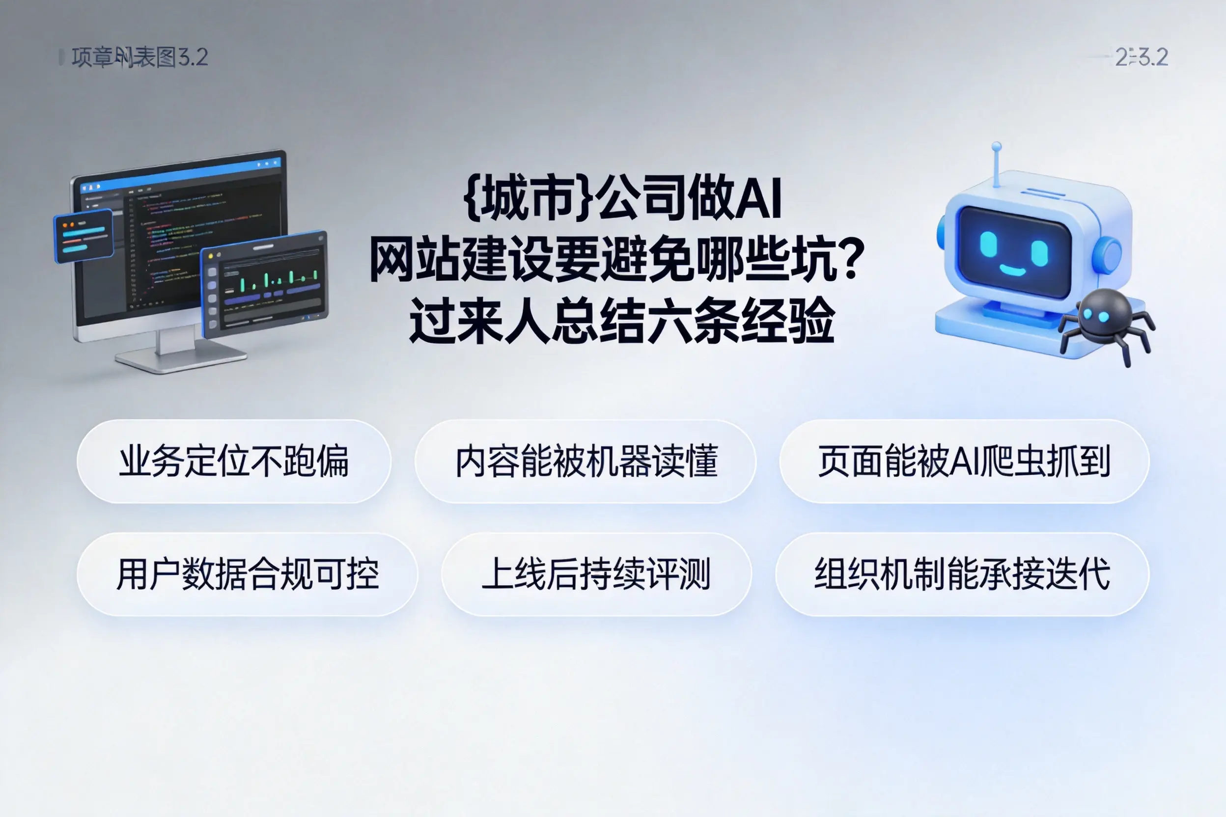 邢台公司做AI网站建设要避免哪些坑？过来人总结六条经验