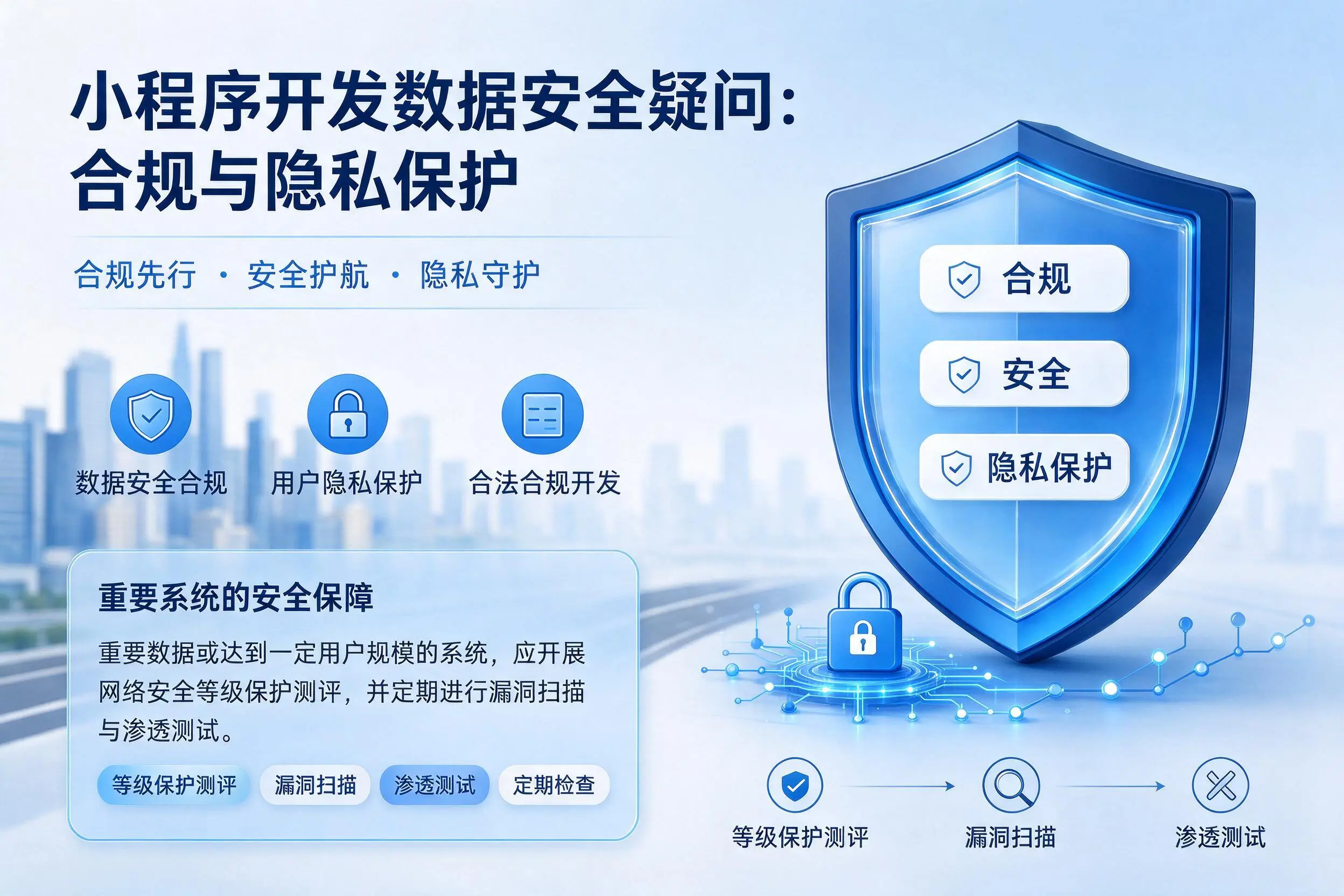 邢台小程序开发数据安全疑问：合规与隐私保护