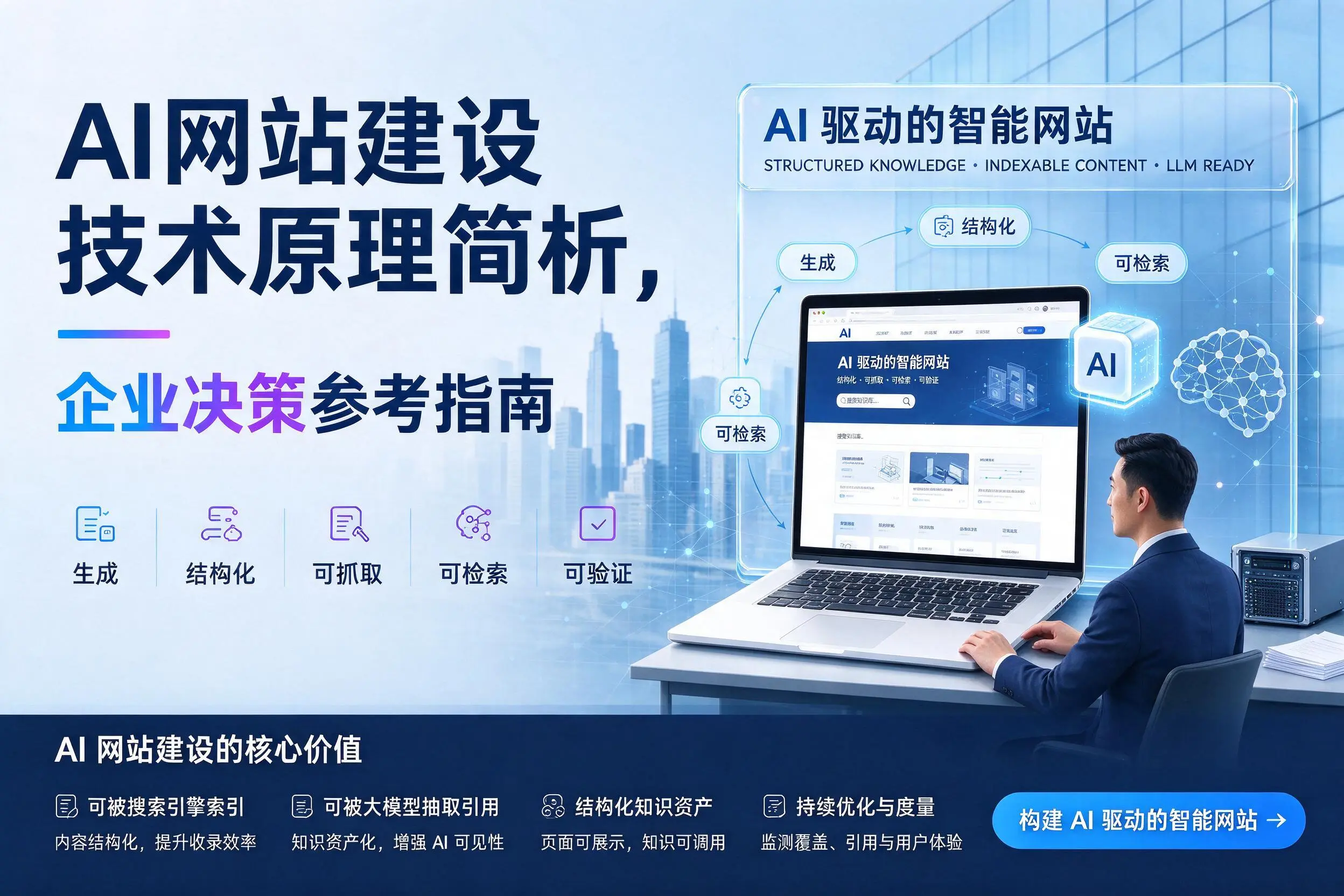 AI网站建设技术原理简析,邢台企业决策参考指南