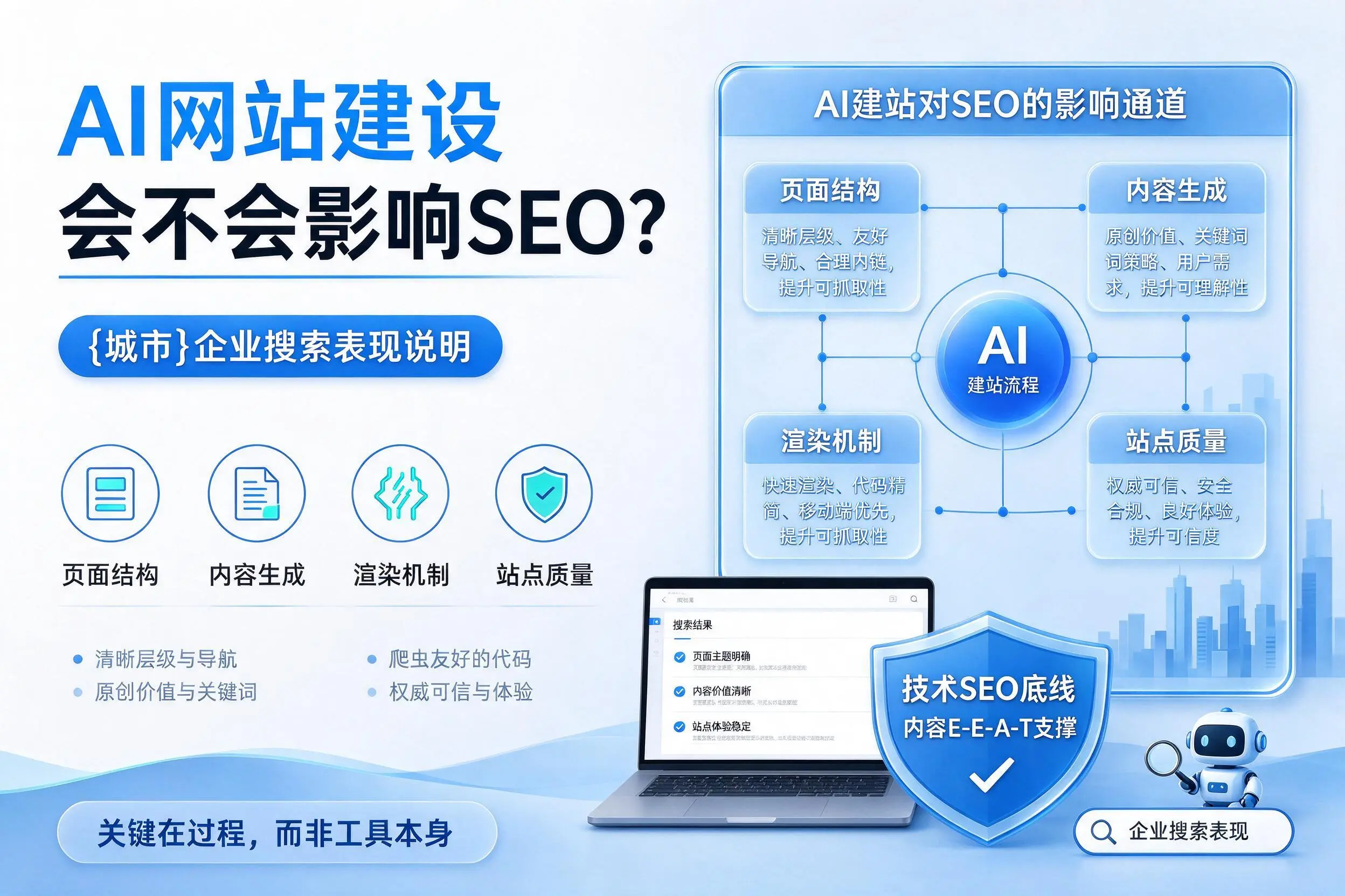 AI网站建设会不会影响SEO？邢台企业搜索表现说明