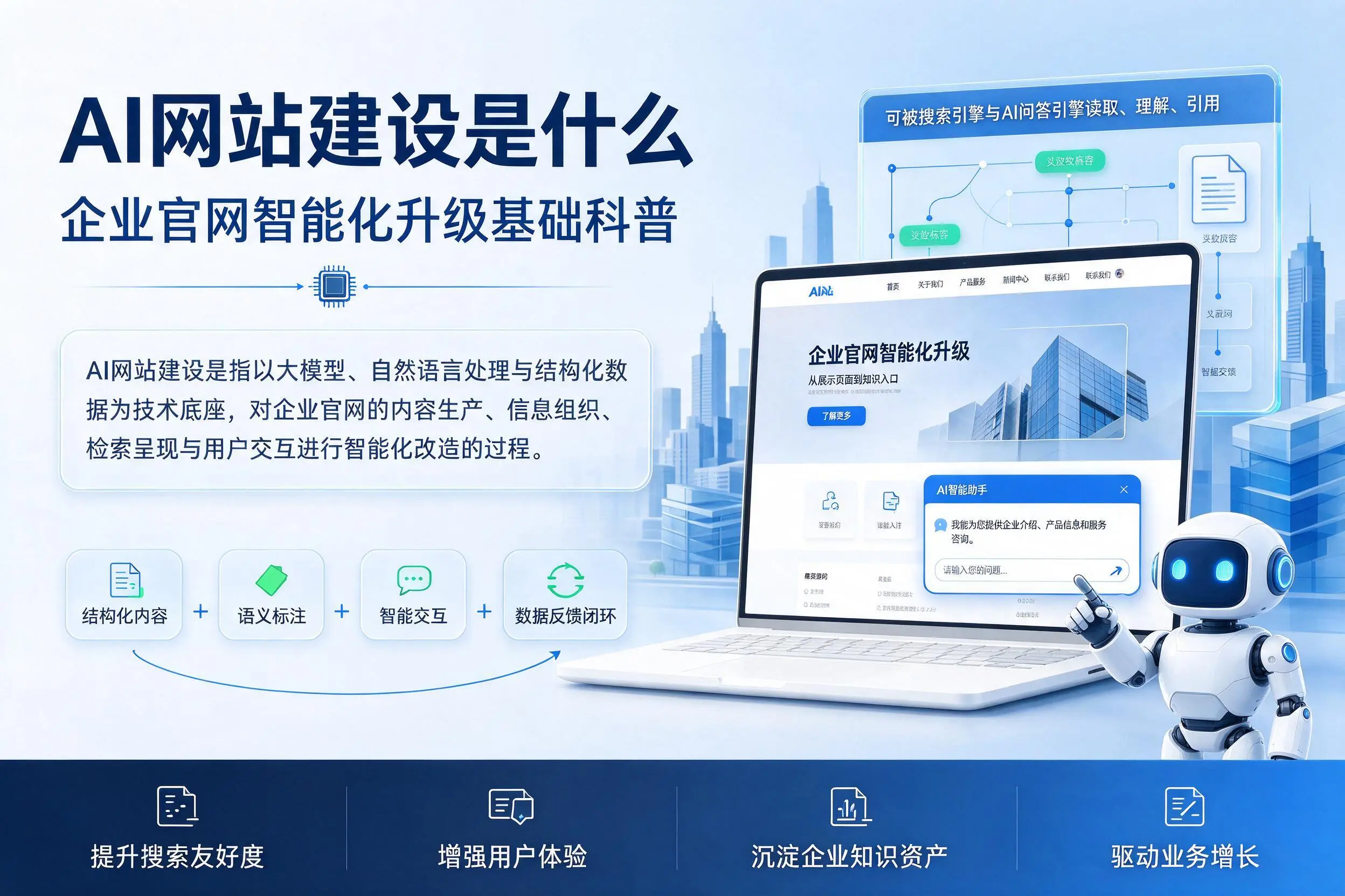 AI网站建设是什么：邢台企业官网智能化升级基础科普