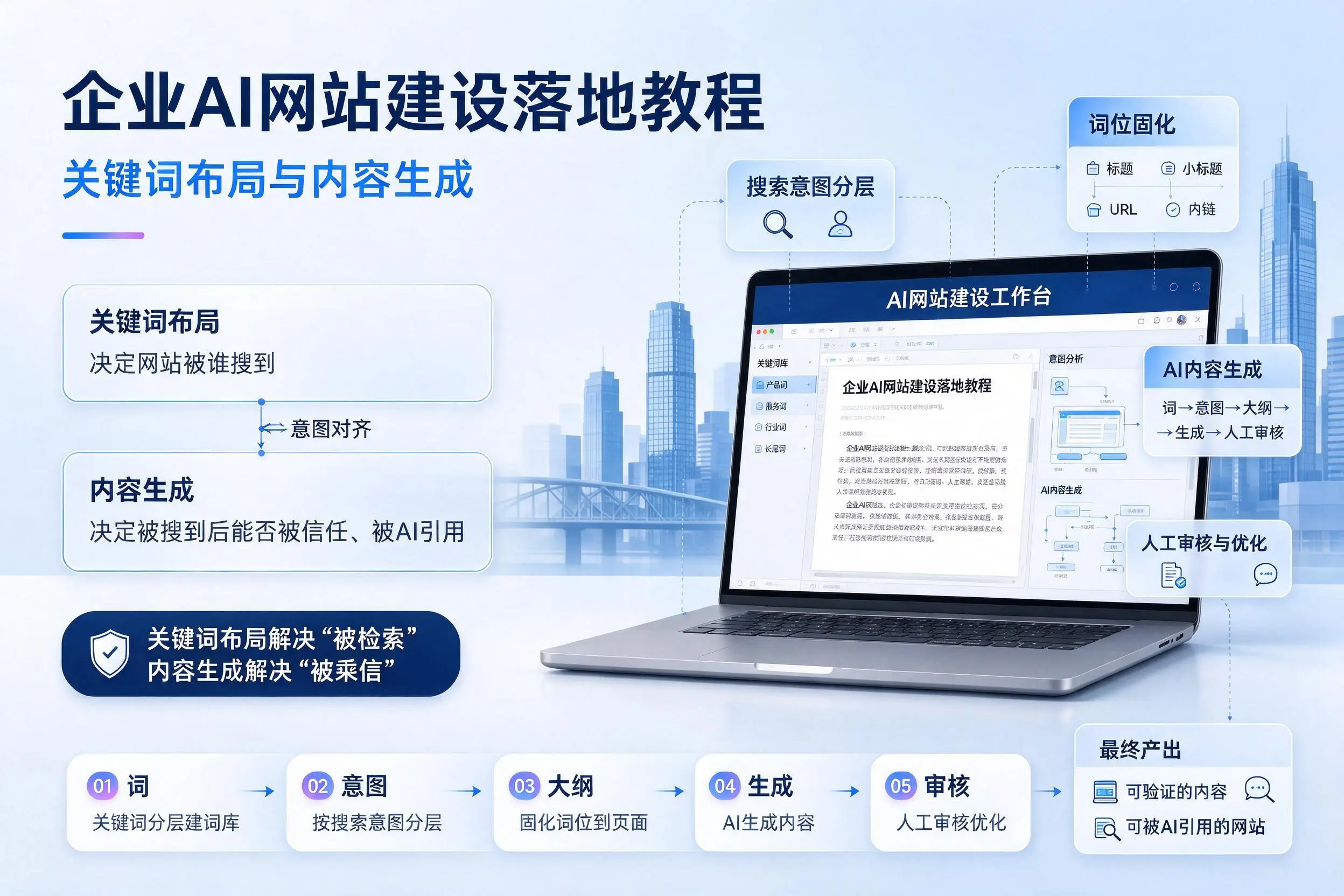 邢台企业AI网站建设落地教程：关键词布局与内容生成