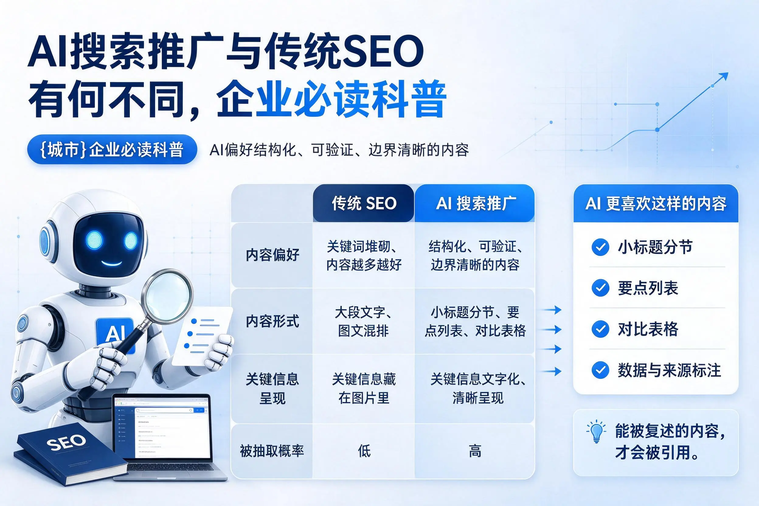 AI搜索推广与传统SEO有何不同,邢台企业必读科普
